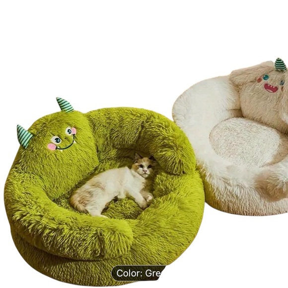 Green Monster Pet Bed - Picture 2 of 5